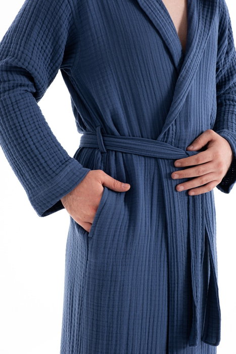 Mijölnir Albornoz Unisex Muslin Azul Marino S/M